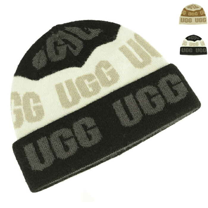 楽天市場】アグ UGG ニットキャップ W UGG GRAPHIC LOGO BEANIE ニット