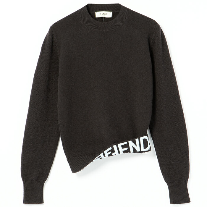 楽天市場】フェンディ FENDI ニット ロゴ セーター レディース 長袖