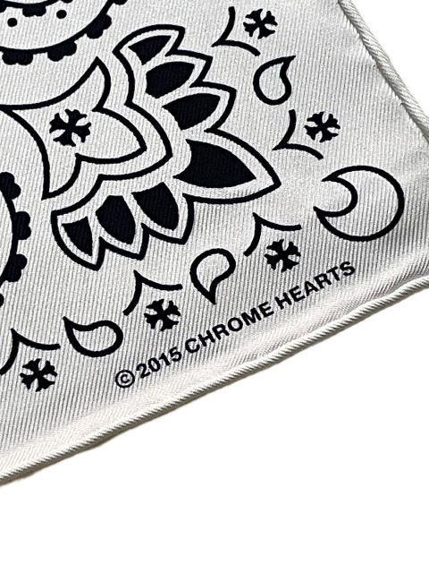 楽天市場】CHROME HEARTSクロムハーツシルクバンダナ white : AMERICAN