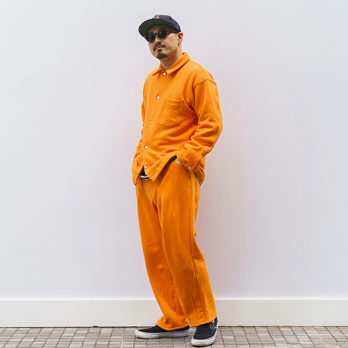楽天市場】NASTOYS ナストイズ / 「Over Sweat Pants / ORANGE