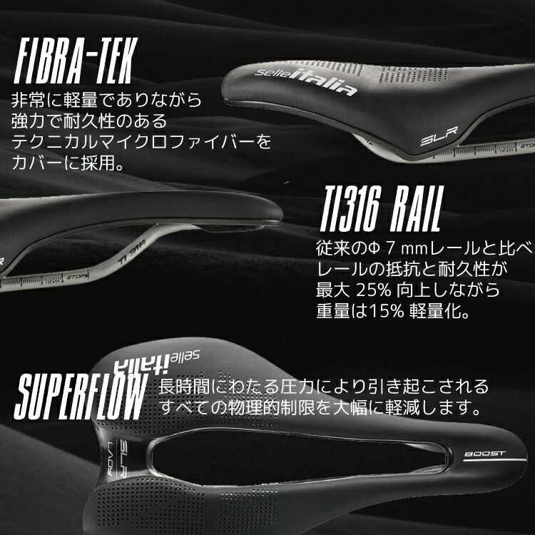 楽天市場】Selle Italia セライタリア SLR BOOST TI316 レディ