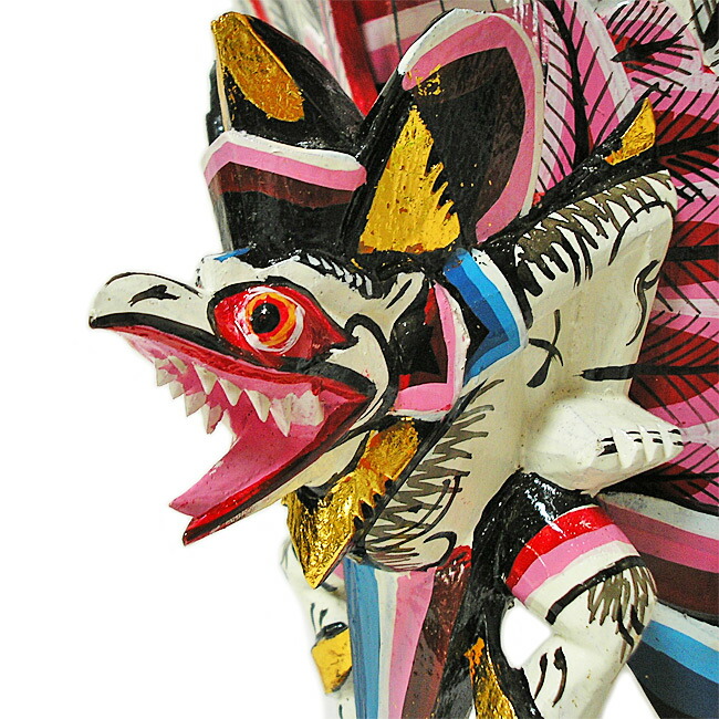 楽天市場】霊鳥ガルーダ［約H.35cm］白 ホワイト 木製 オブジェ 置物