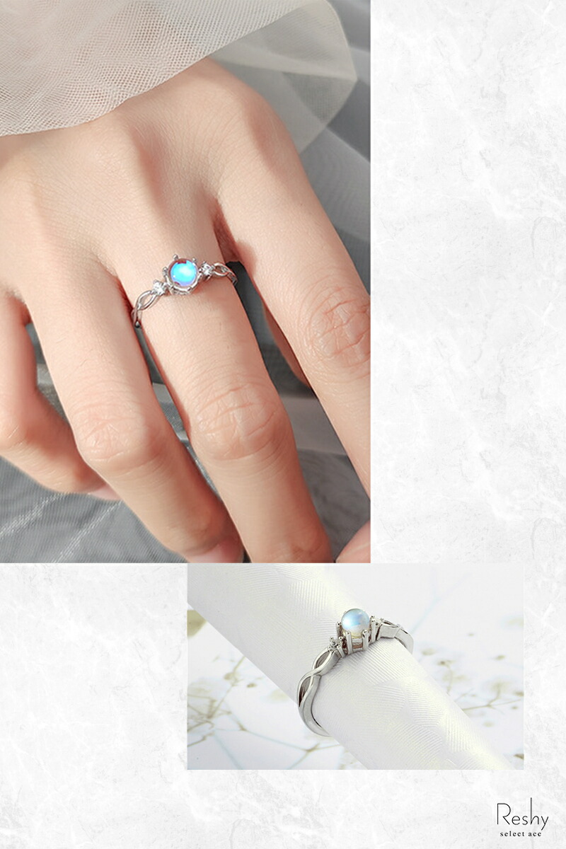 楽天市場】ムーンストーン 指輪 ムーンストーン リング レディース