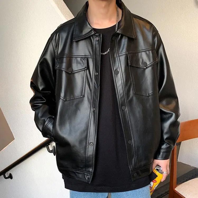 楽天市場】レザージャケット メンズ ライダースジャケット シングル