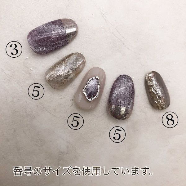 楽天市場】[クリアチップ 3種類(#3, #5, #8) 50個入り] ネイル ネイル