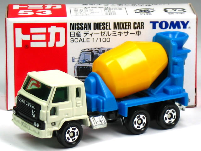 楽天市場】【旧番】トミカ053 日産ディーゼル ミキサー車 : カーホビー