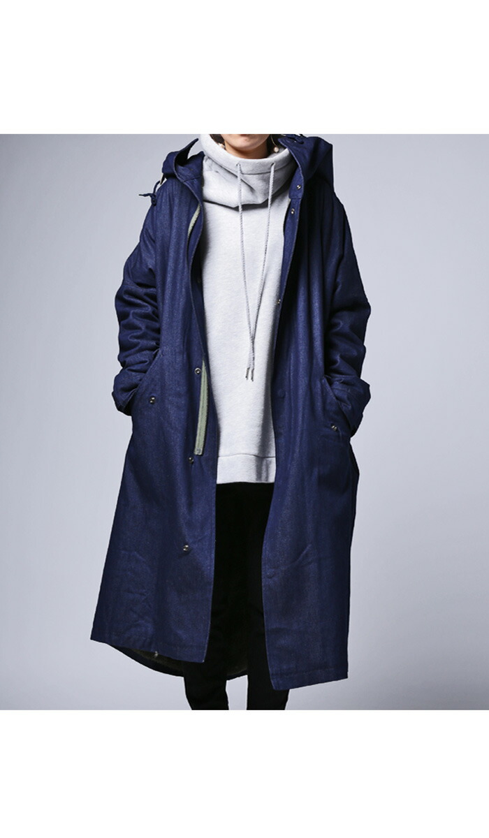 楽天市場】デニム モッズコート コート レディース アウター 送料無料