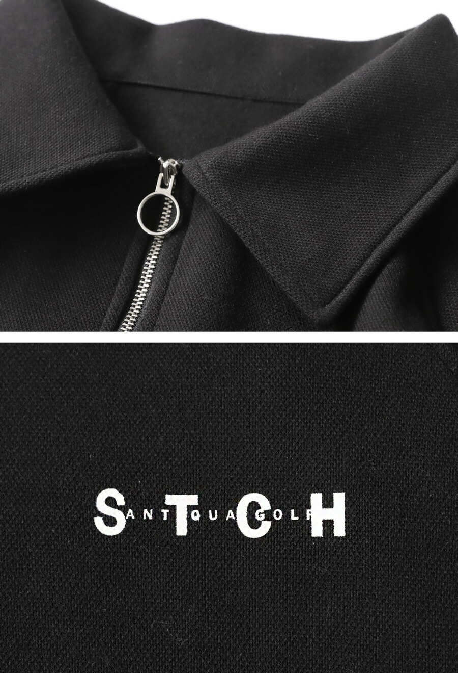 楽天市場】ANTIQUA GOLF×STCH ハーフジップトップス レディース 送料