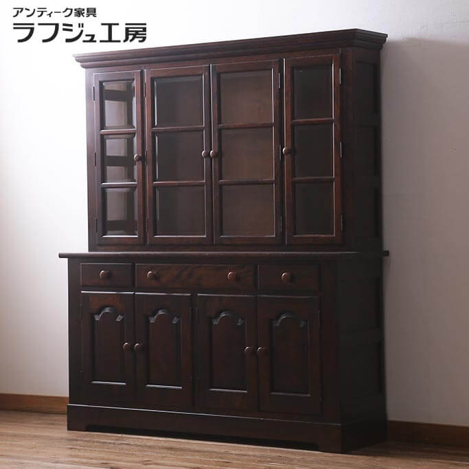 楽天市場】ヴィンテージ家具 食器棚 松本民芸家具 F型 カップボード