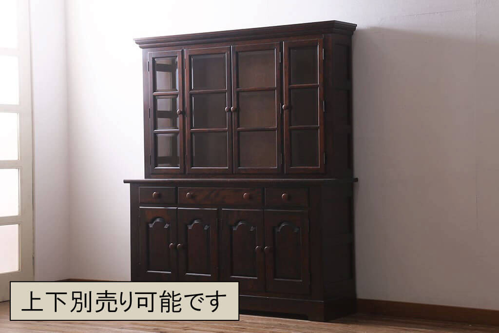 楽天市場】ヴィンテージ家具 食器棚 松本民芸家具 F型 カップボード