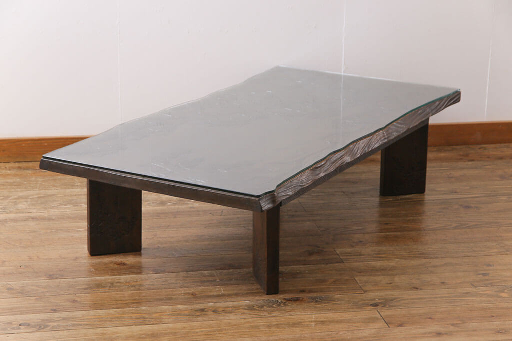 楽天市場】【中古】 座卓 伝統工芸 軽井沢彫り 特注品 栃の木一枚板