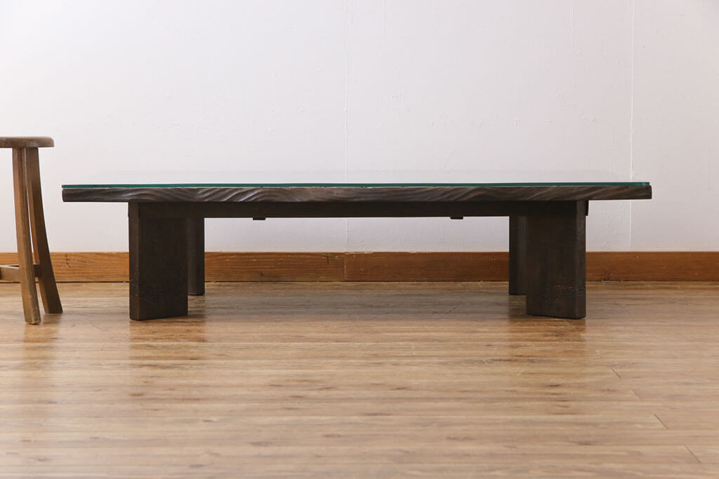 楽天市場】【中古】 座卓 伝統工芸 軽井沢彫り 特注品 栃の木一枚板