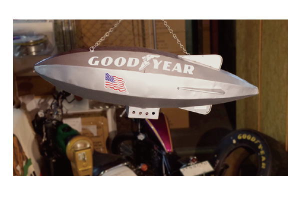 楽天市場】【アメリカン雑貨】【GOOD YEAR】IRON ZEPPELIN【ブラウン