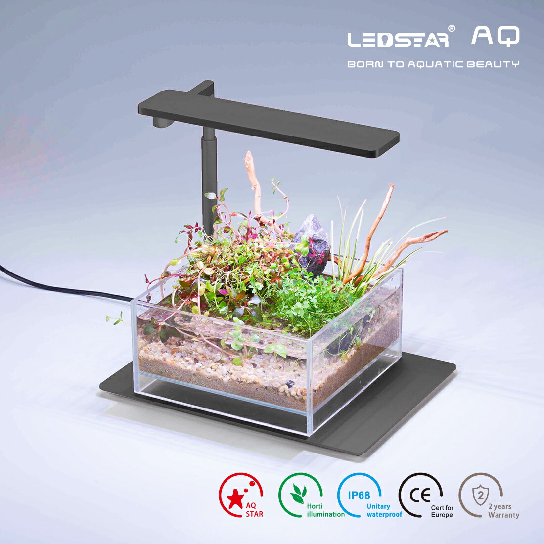 楽天市場】LEDSTAR モデルN2 AQ-N 水槽 LEDライト PSE認証 技適認証済