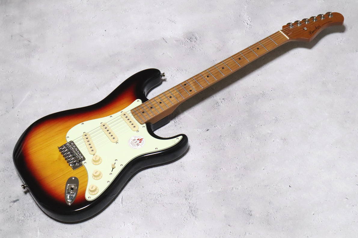 楽天市場】Bacchus BST-1-RSM/M 3TS バッカス ストラト・シェイプ