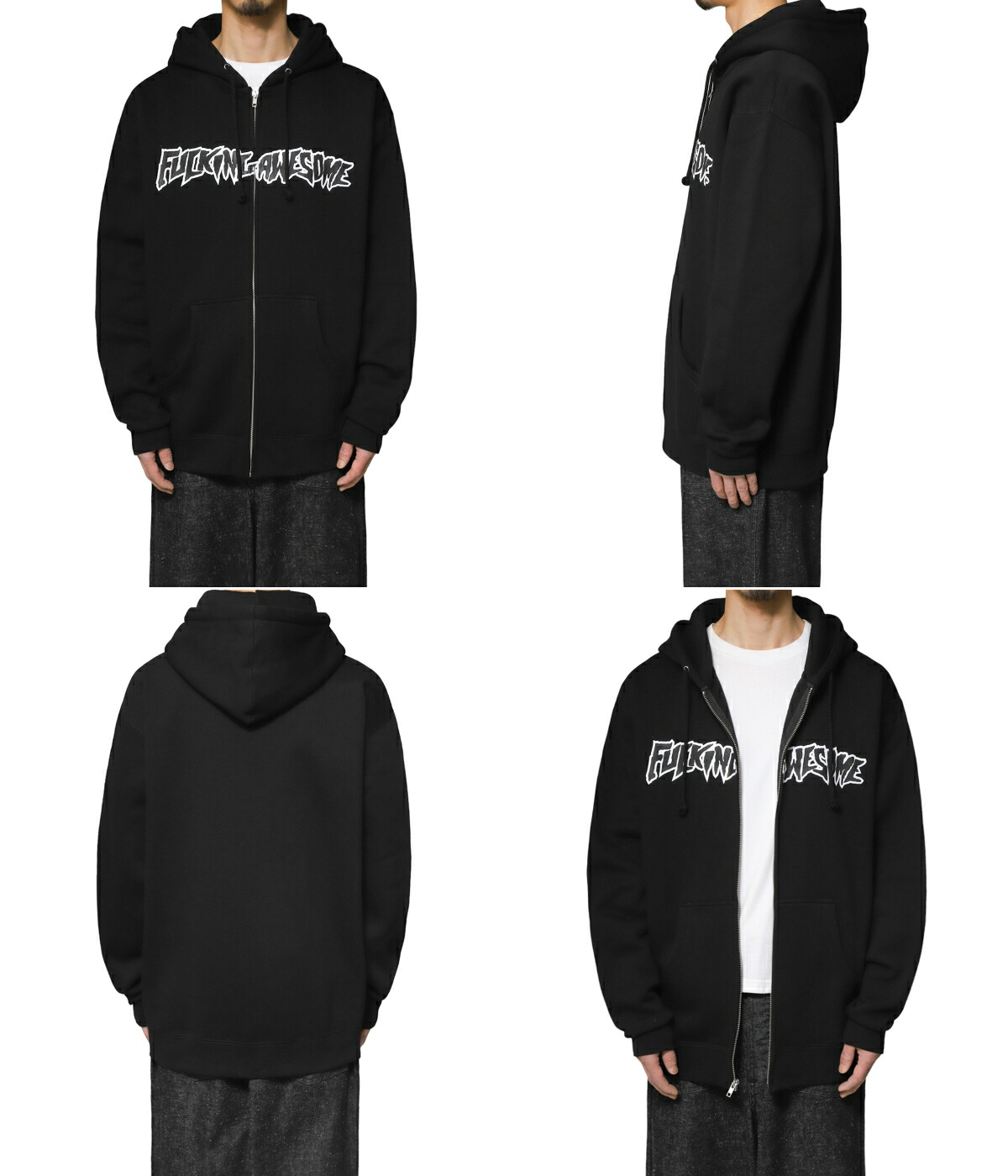 楽天市場】[SALE]FUCKING AWESOME : Stamp Logo Zip Hoodie : FA-SLZH