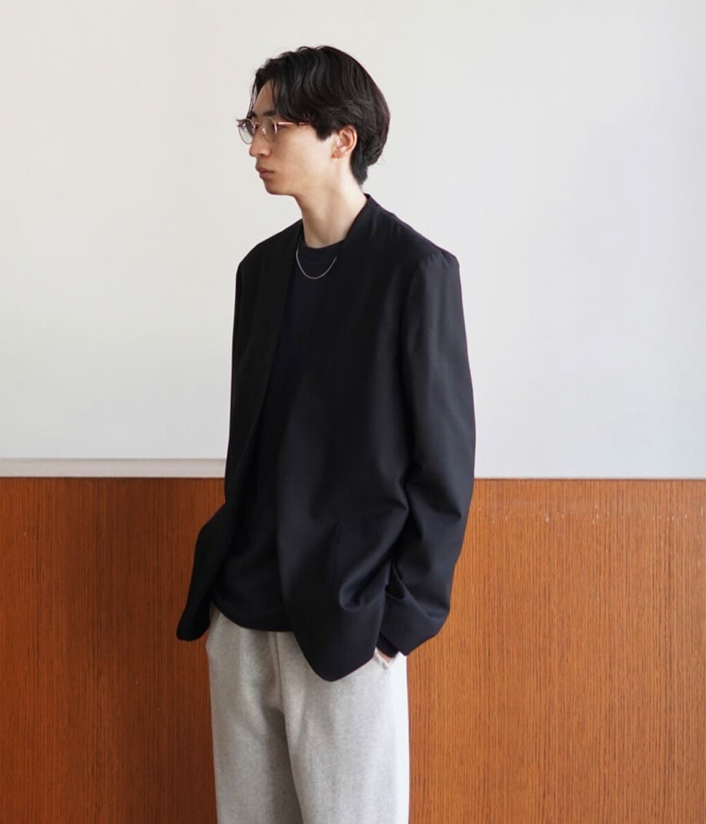 楽天市場】[送料無料]Maison Margiela : NO COLLAR JACKET : S50BN0447