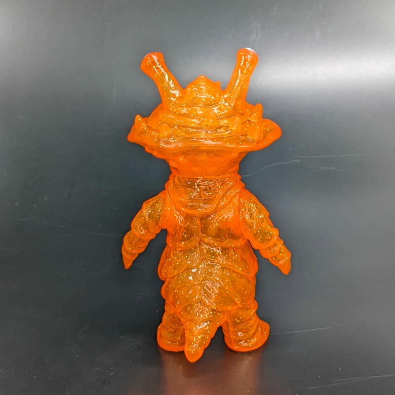 未開封 キャラクティックスのカネゴンの繭 ソフビ ブラウン 880125515