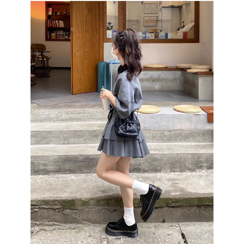 楽天市場】＼予約販売／半袖 Tシャツ スカート ショート丈