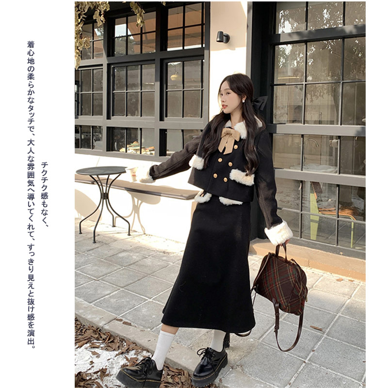楽天市場】＼予約販売／セットアップ 2点セット ファーコート