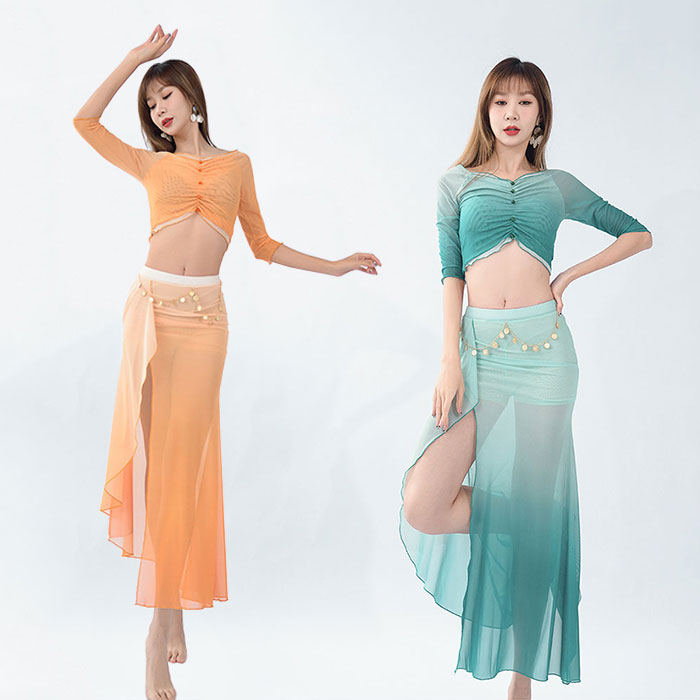 楽天市場】ベリーダンス衣装 セットアップ Belly dance 練習着