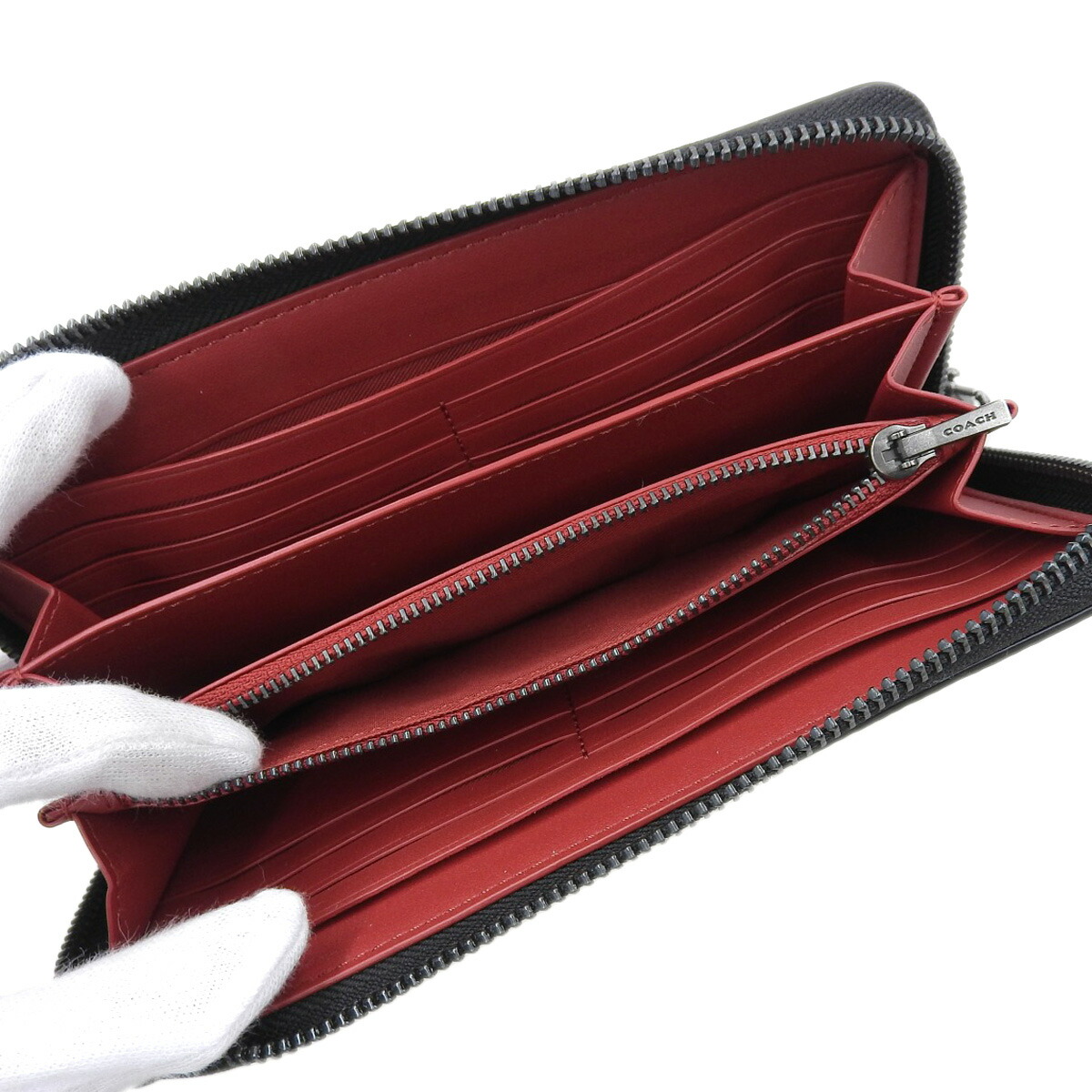 楽天市場】【COACH】 コーチ 馬車ロゴ レザー 長財布 ロングジップ