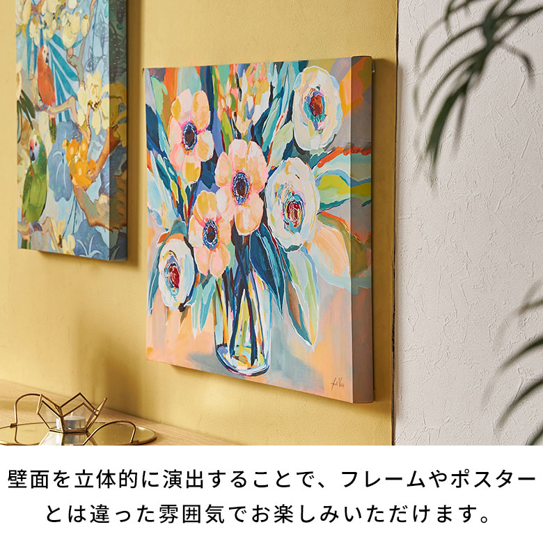 楽天市場】アートパネル フラワー 花 ブーケ キャンパス パネル 約 W
