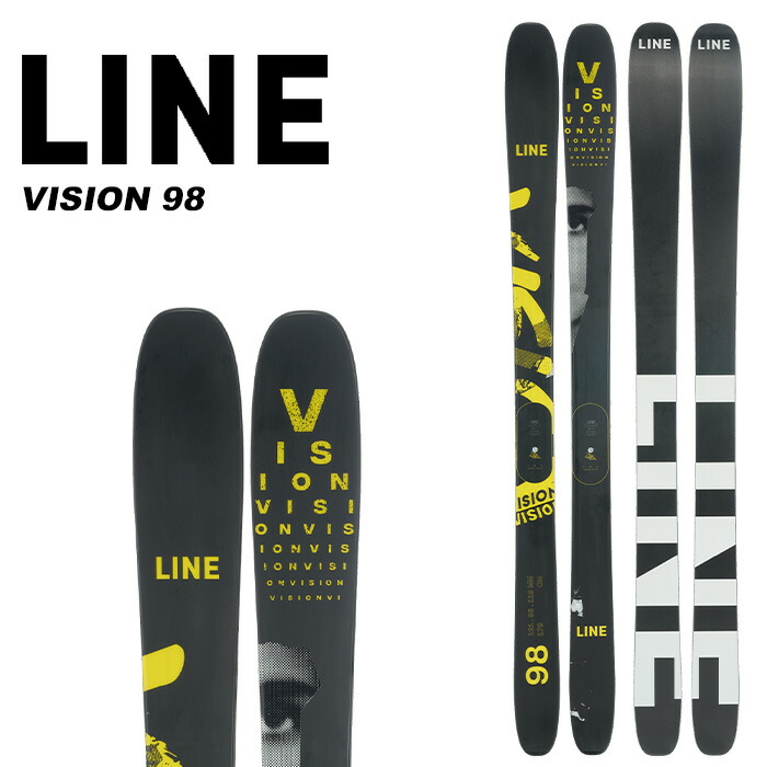 楽天市場】LINE ライン スキー板 VISION 98 板単品 23-24 モデル