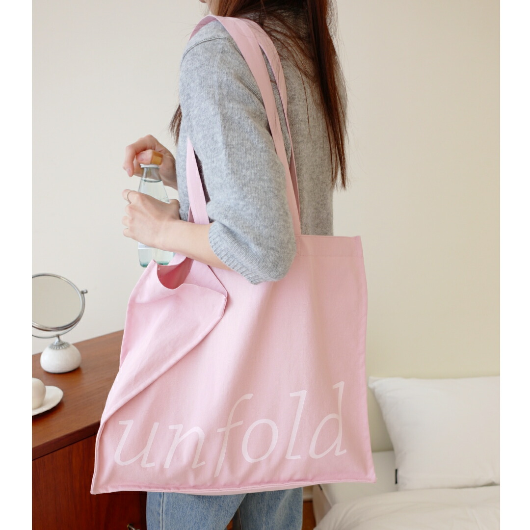 新品MARK & LONA ♡ピンクのアクセントが効いた限定パッカブルトート