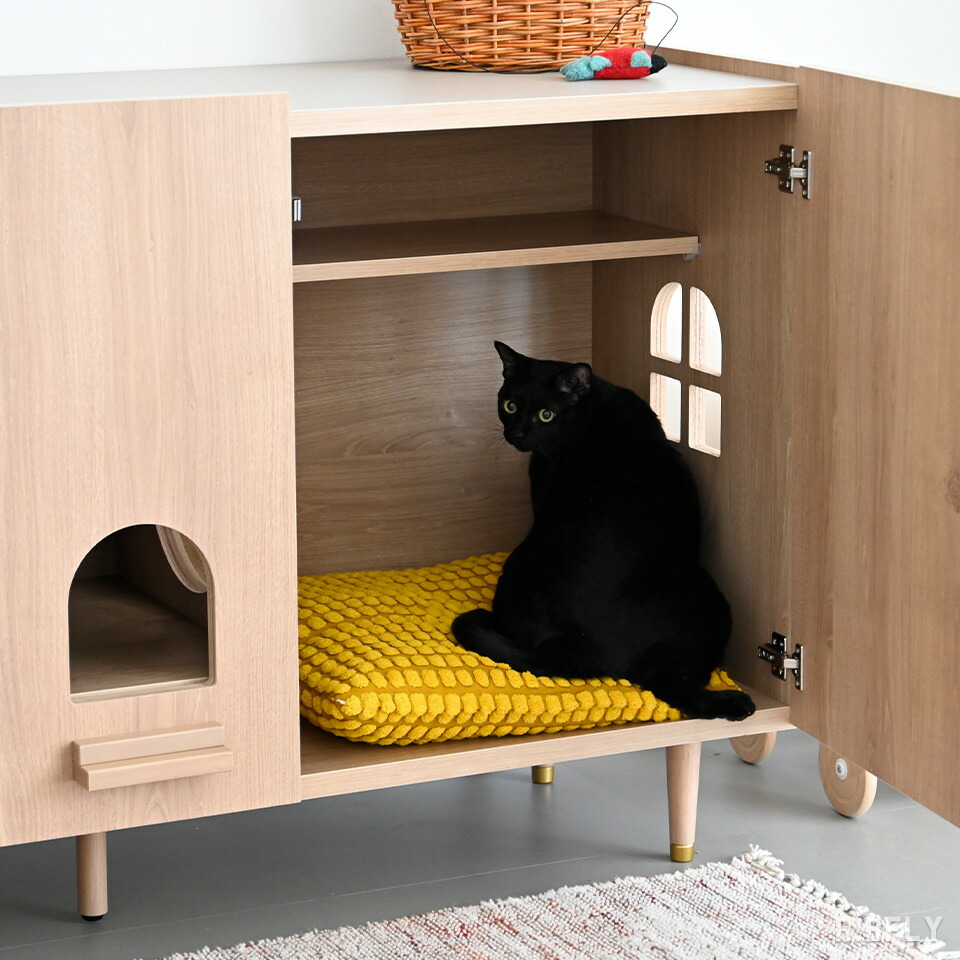 楽天市場】【A.BFLY限定商品】にゃうんたー サイドボード 猫 トイレ