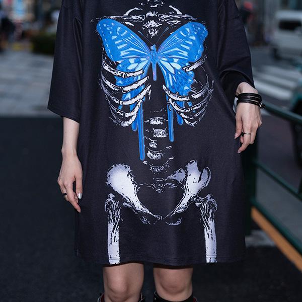 楽天市場】タレバタフライ ヒュージT Tシャツ 半袖 パンク ロック V系