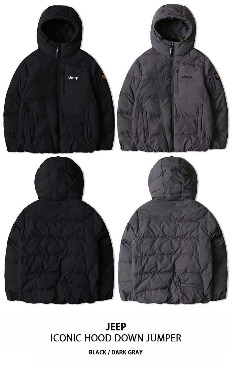 楽天市場】Jeep ジープ ダウンジャケット ICONIC HOOD DOWN JUMPER