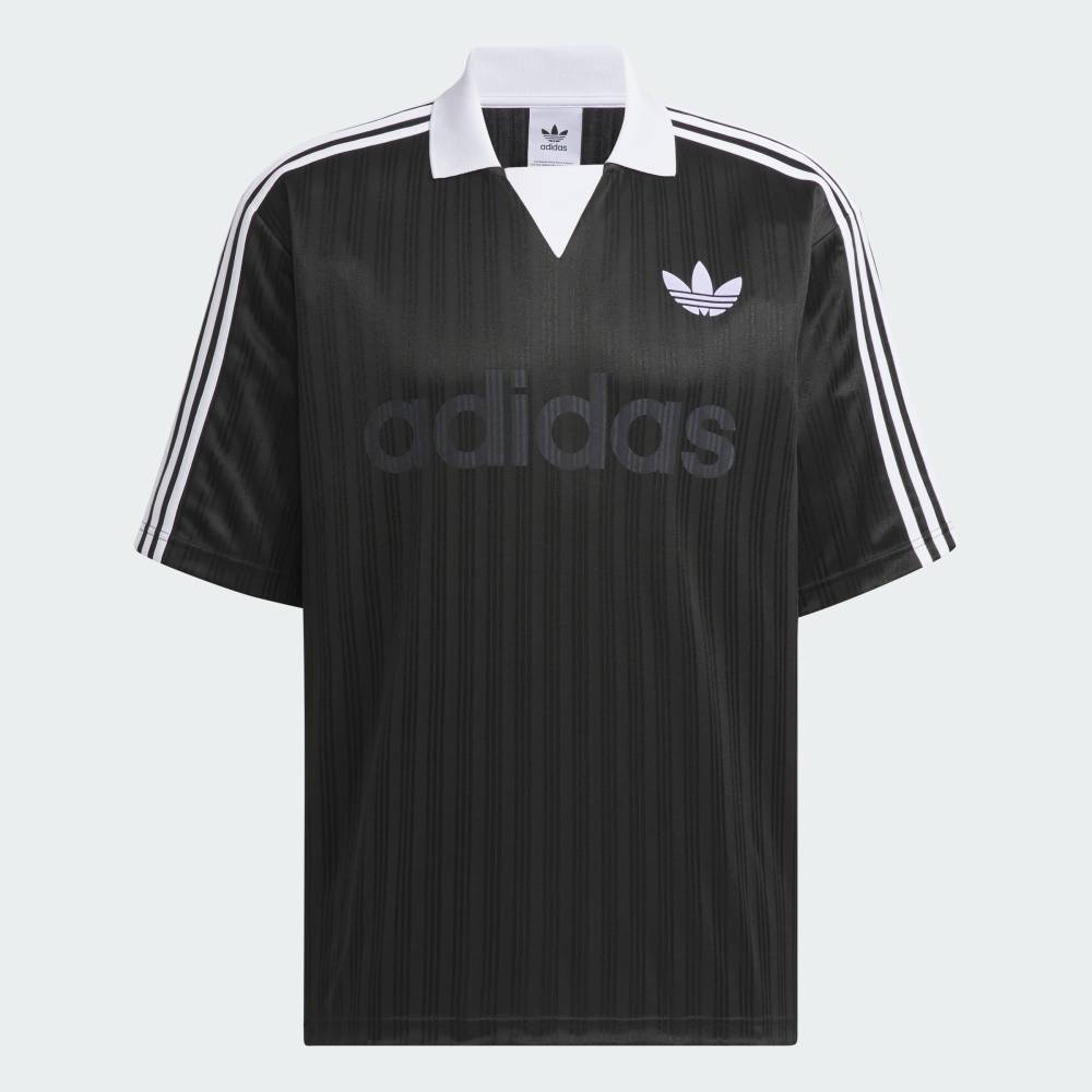 一点物】adidas 襟付 GK ユニフォーム L トレフォイル ストライプ 一点