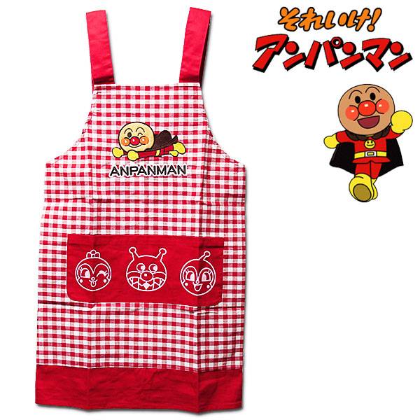 楽天市場】それいけ！アンパンマン 大人用エプロン レッド レディース