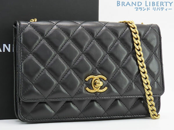 楽天市場】【美品】シャネル CHANEL マトラッセ ココマーク ラムスキン