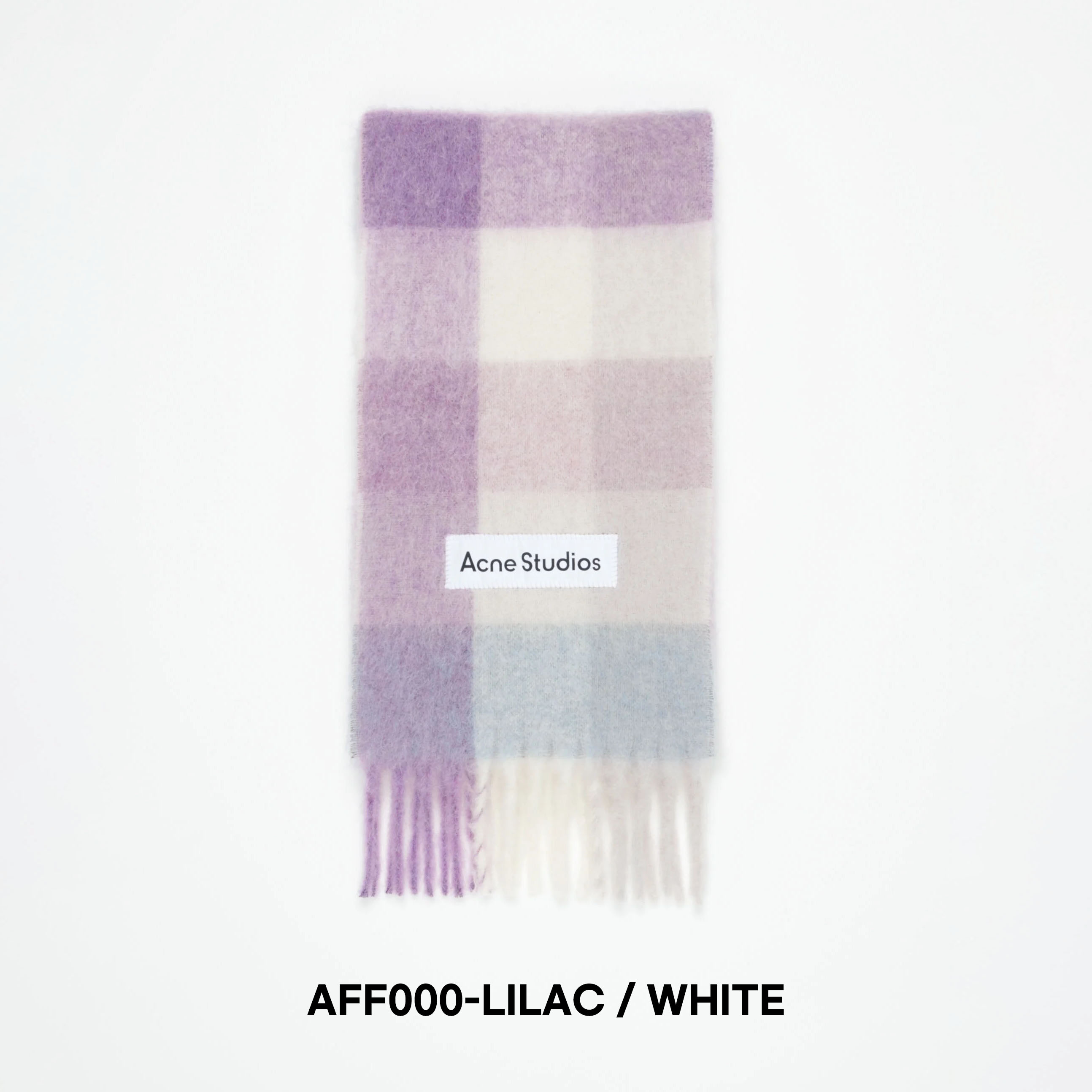 楽天市場】アクネストゥディオズ ACNE STUDIOS モヘアチェックスカーフ