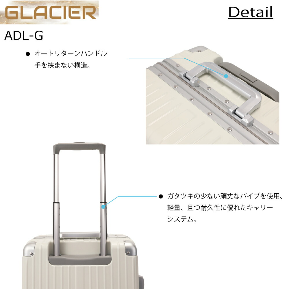 楽天市場】Glacier キャリーケース スーツケース 機内持ち込み 静音