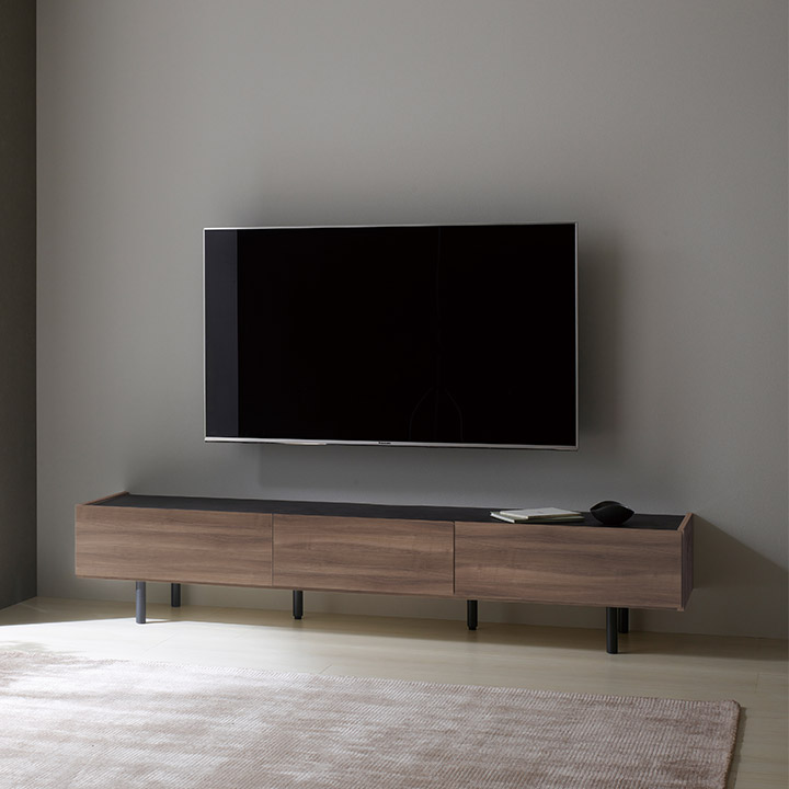 楽天市場】パモウナ テレビボード 幅200cm WV 完成品 テレビ台 脚付