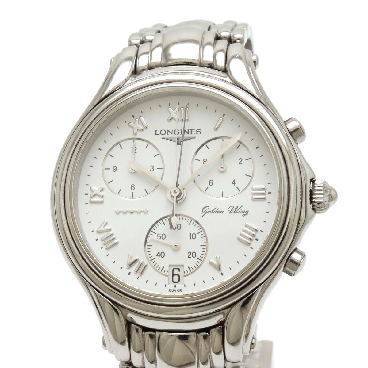 楽天市場】LONGINES ロンジン ゴールデンウィング クロノグラフ