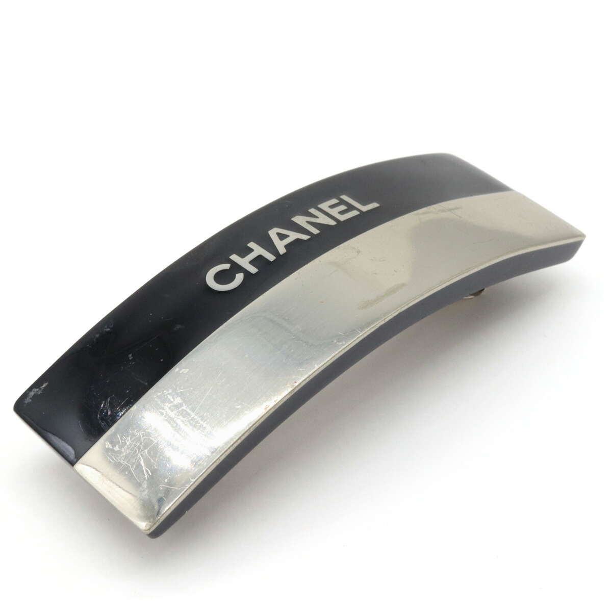 楽天市場】CHANEL シャネル ロゴ バレッタ ヘアクリップ 髪留め バイ