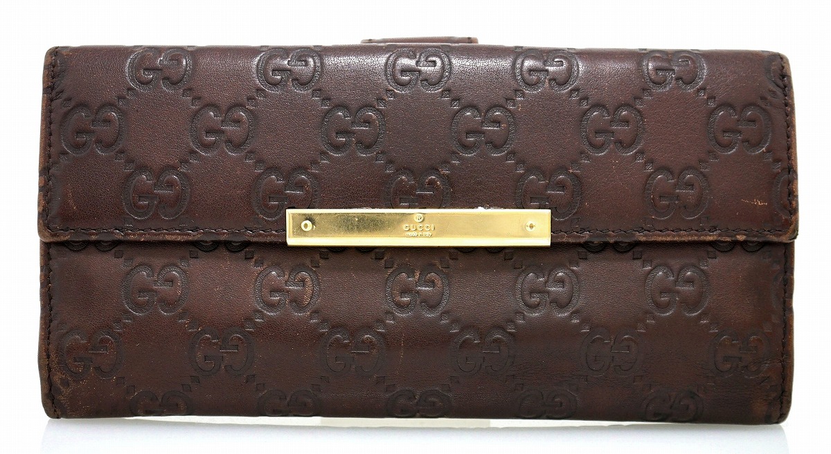 楽天市場】【財布】GUCCI グッチ グッチシマ 2つ折 Wホック ダブル