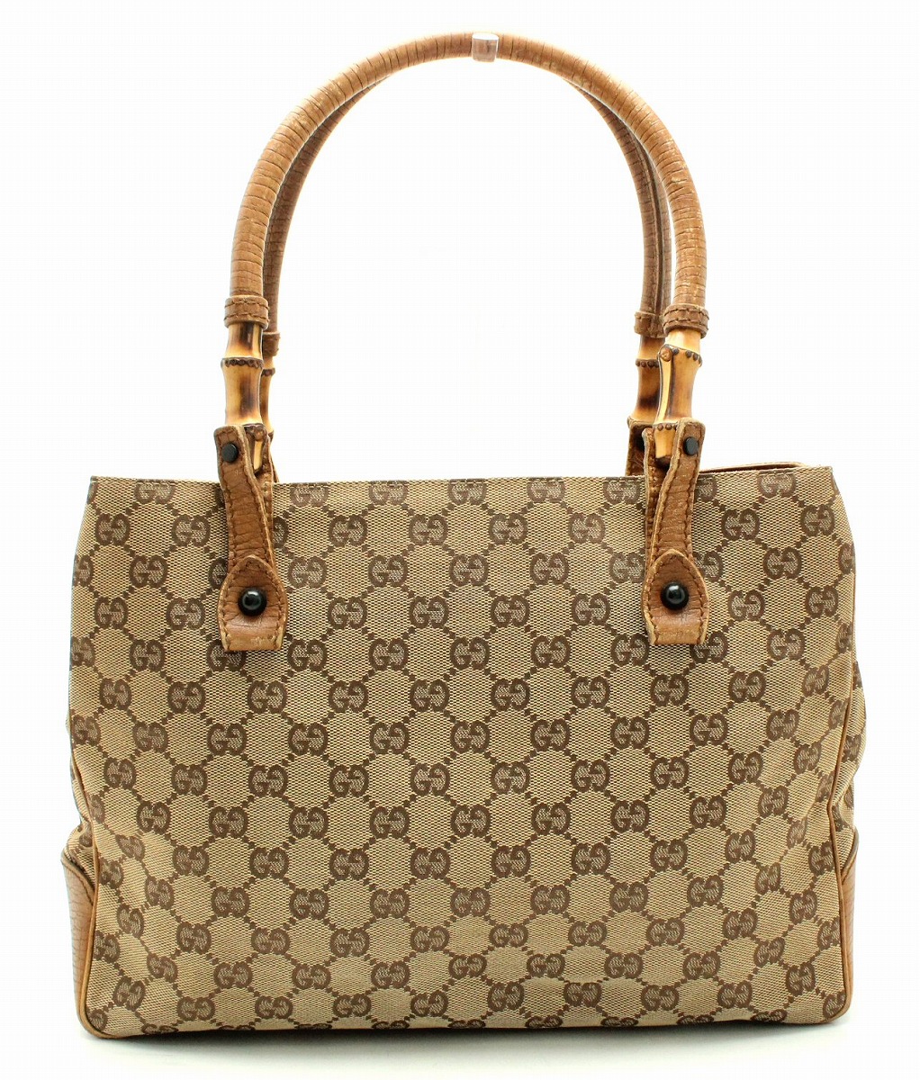 楽天市場】【バッグ】GUCCI グッチ バンブー GGキャンバス