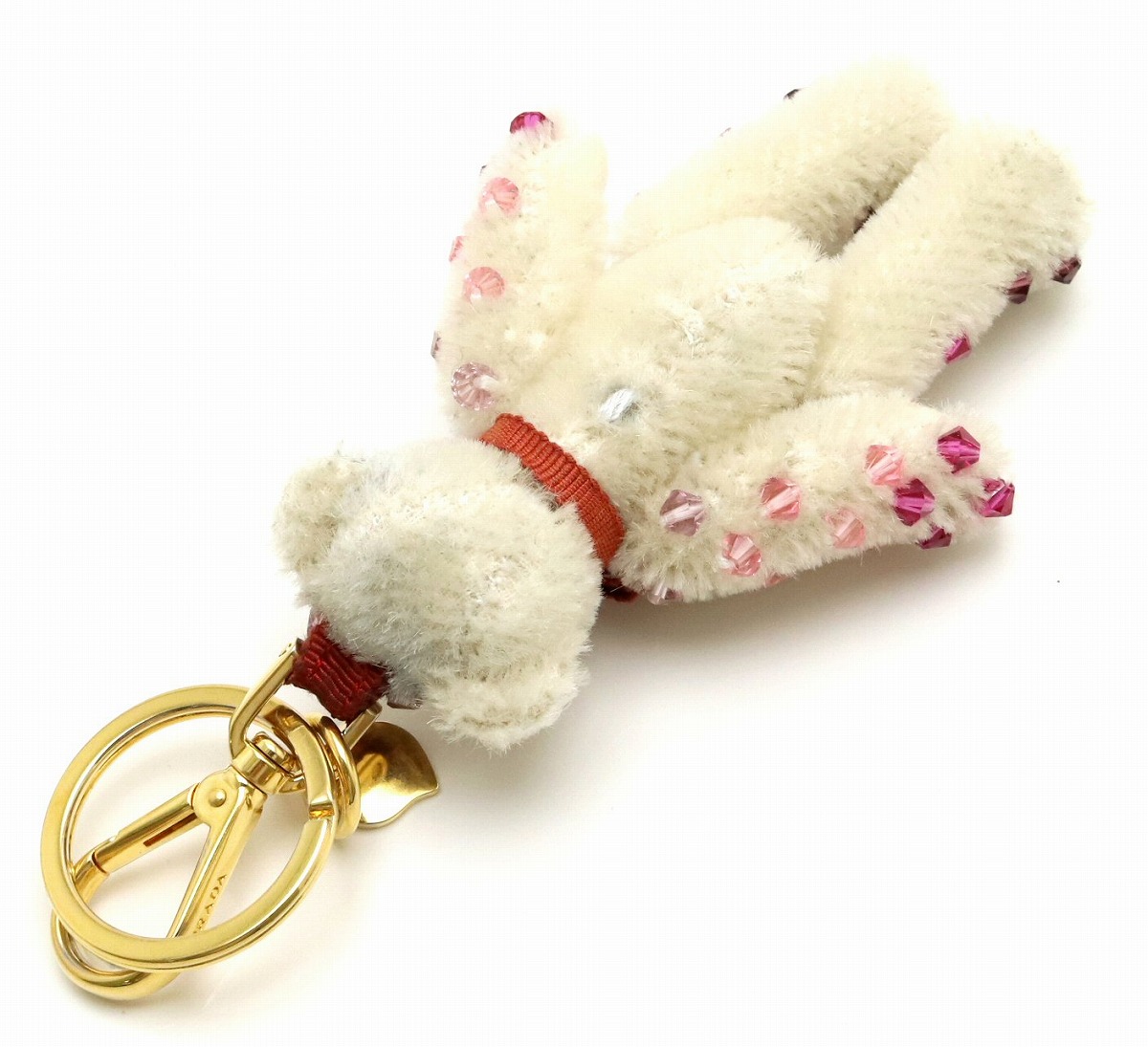 楽天市場】PRADA プラダ TEDDY ベアー クマ くま ビーズ キーホルダー