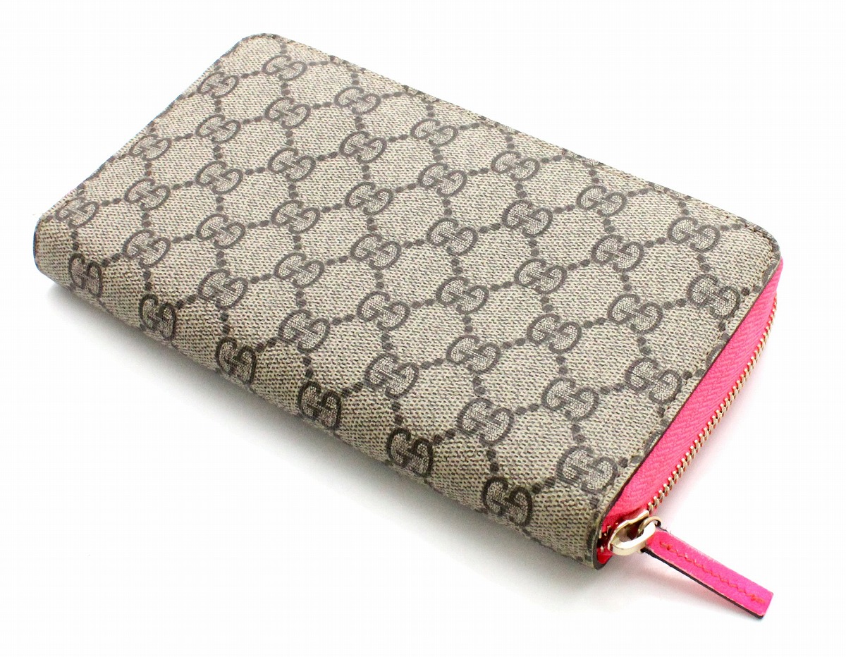 楽天市場】【財布】GUCCI グッチ GGスプリーム ラウンドファスナー長