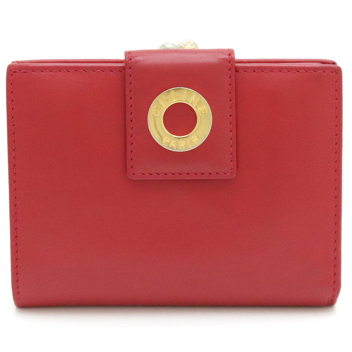 楽天市場】【財布】CELINE セリーヌ サークルロゴ ガマ口 がま口 2