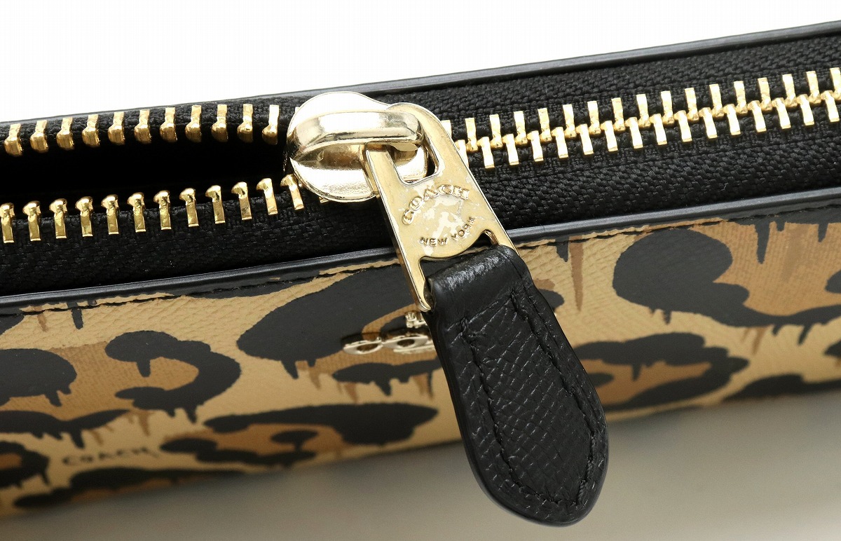 楽天市場】【未使用品】【財布】COACH コーチ ラウンドファスナー 長