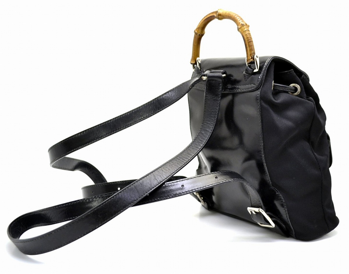 楽天市場】【バッグ】GUCCI グッチ バンブー リュック リュックサック