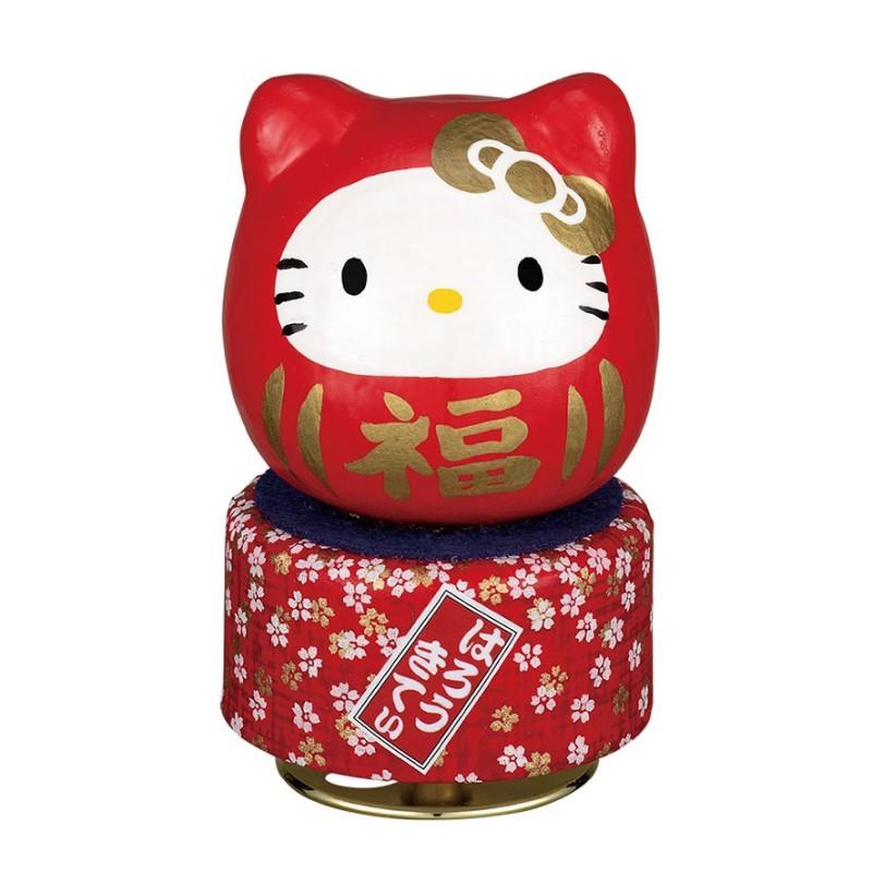 楽天市場】【送料無料】ハローキティ Hello Kity オルゴール ダルマ