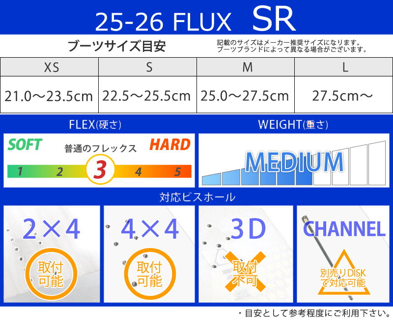 楽天市場】25-26 FLUX/フラックス SR エスアール メンズ レディース