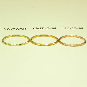 楽天市場】【指輪】K18グリーンゴールド FairyRingフェアリーリング